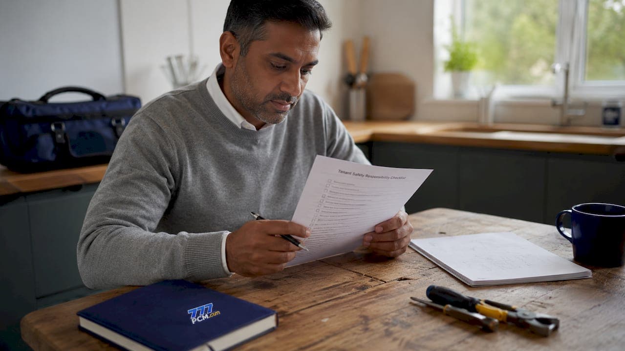 Tenant safety responsibility checklist for landlords